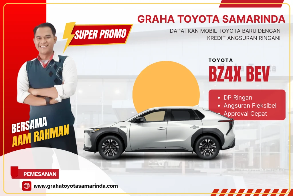 TOYOTA BZ4X BEV - GRAHA TOYOTA SAMARINDA