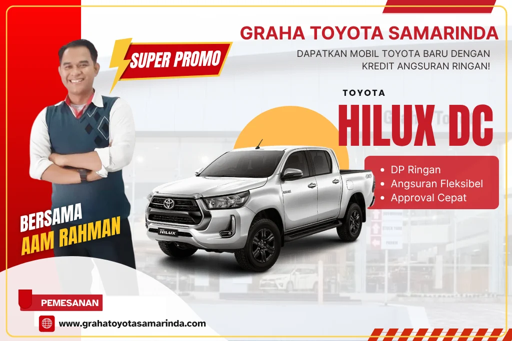 TOYOTA HILUX DC - GRAHA TOYOTA SAMARINDA