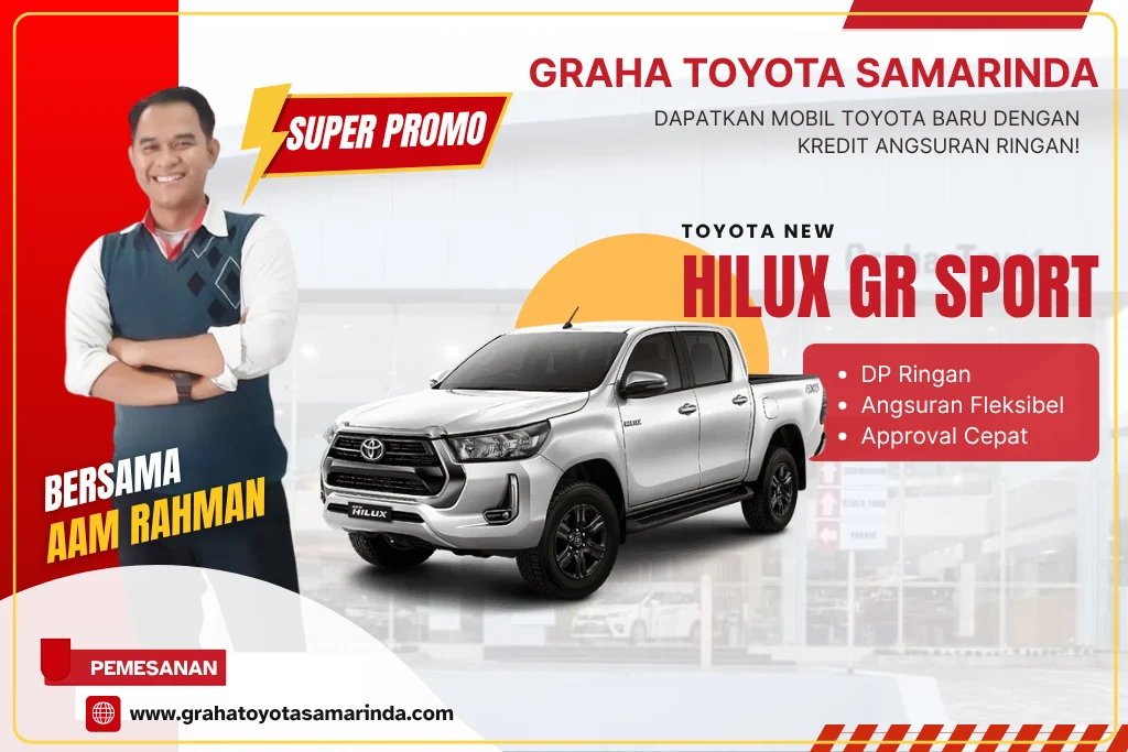 TOYOTA HILUX GR SPORT - GRAHA TOYOTA SAMARINDA